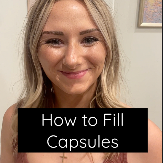 how to fill capsules